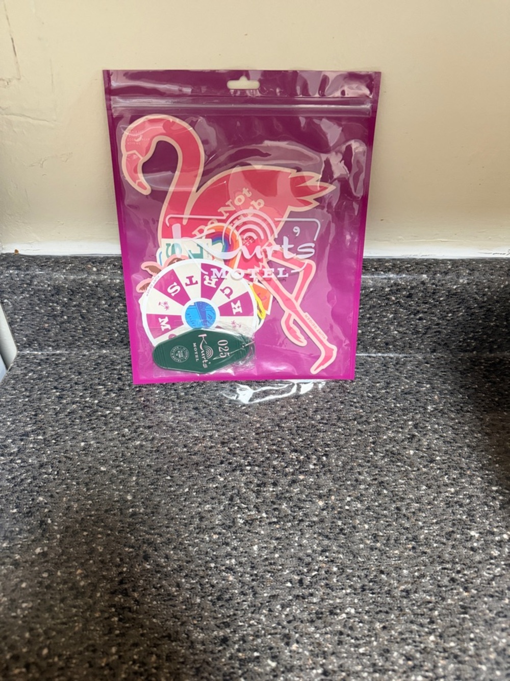 Kurt Geiger Limited Edition NIP Travel Pack- Keychain, Door Hanger & 12 Stickers